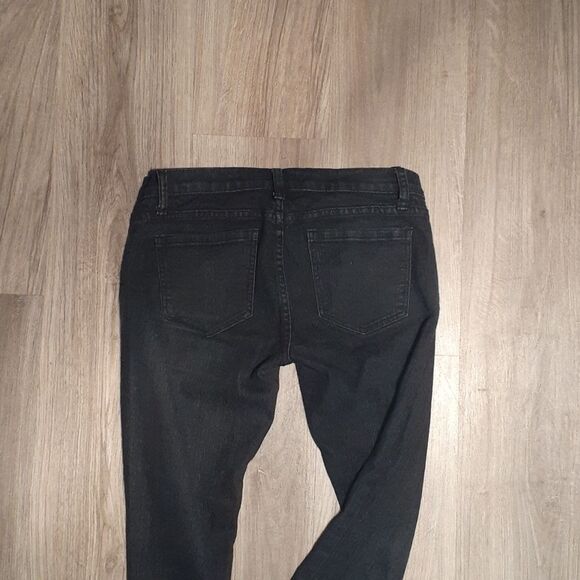 Black straight leg denim jeans 28 x 32 - Picture 5 of 5